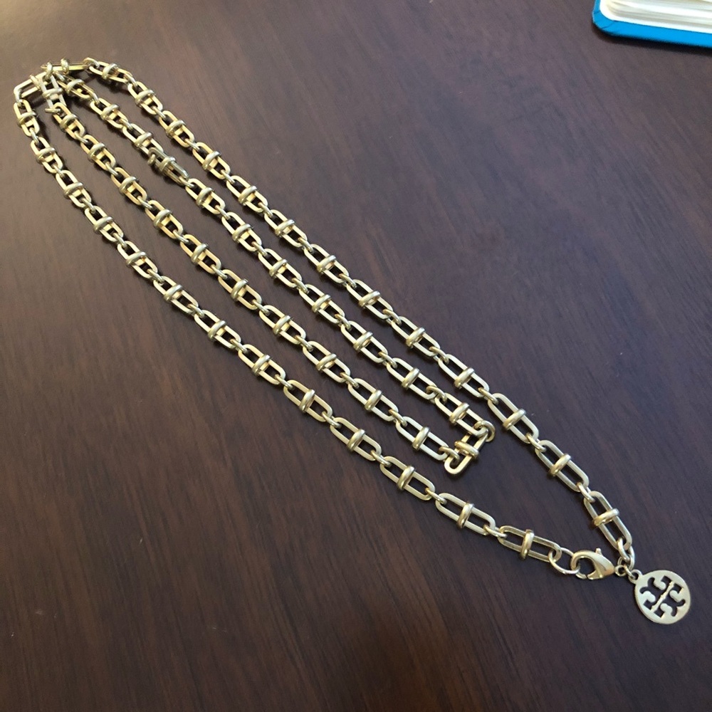 Tori Burch gold chain necklace